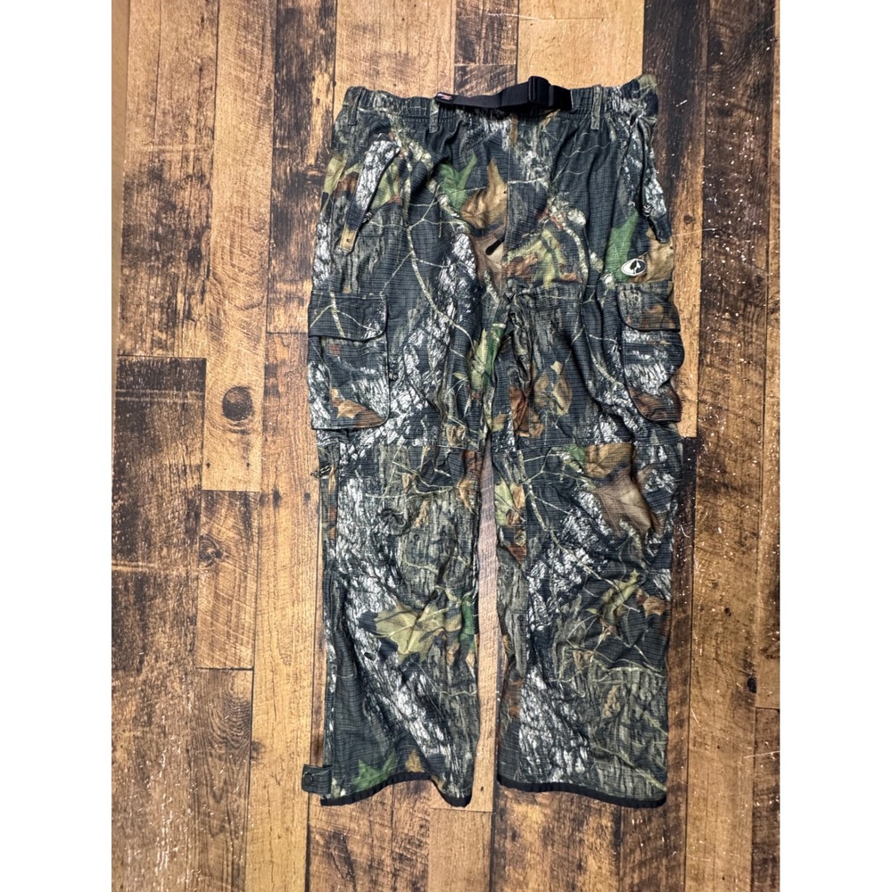 Mossy‎ Oak Apparel APX Instinct Camo Cargo Pants Mens XL Mesh Lined Real Tree